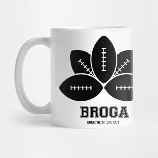 Broga: The Official Yoga for Bros Logo Mug